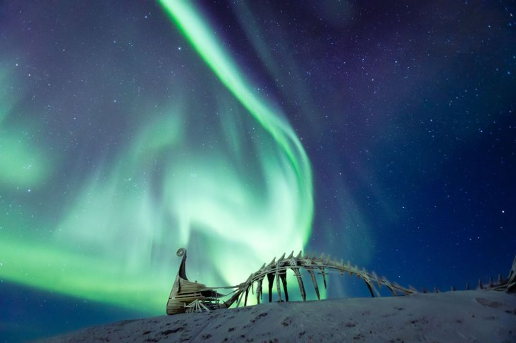 Fra arkivet: Nordlyset slår ned i Drakkar