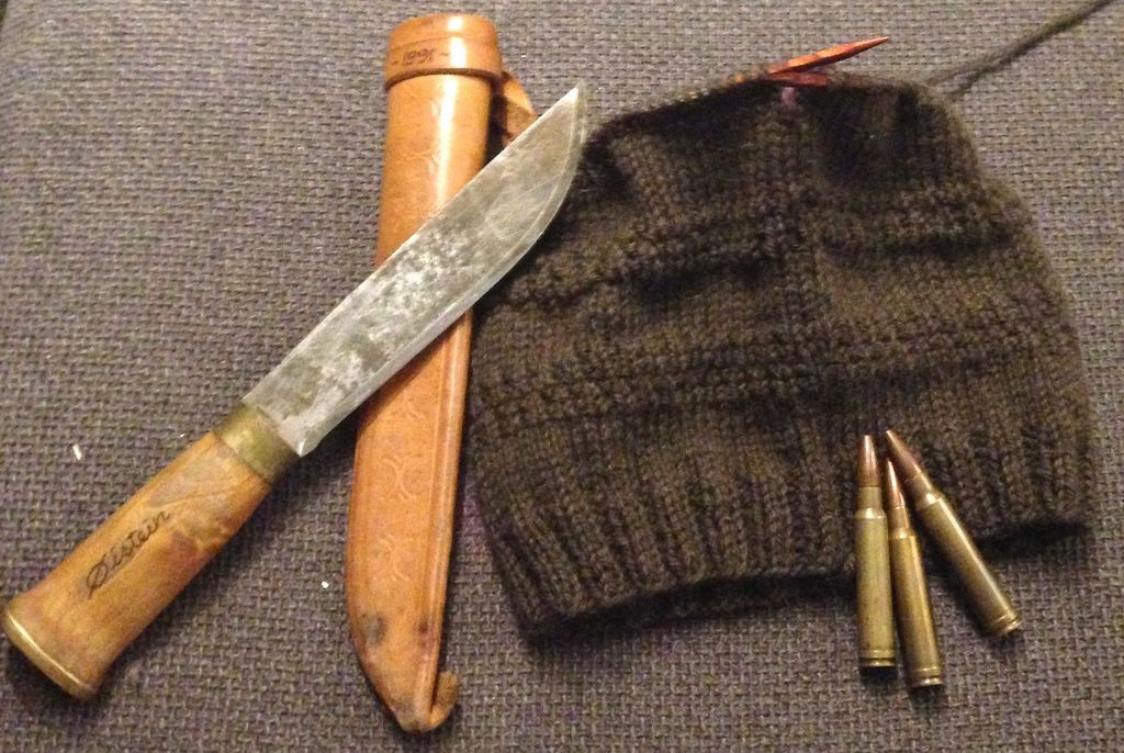 My first man knitting project